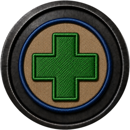 Team-Patch Kreuz