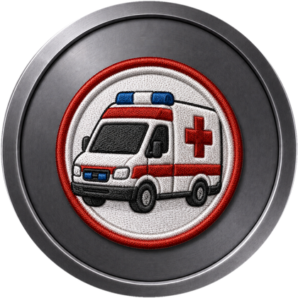 Team-Patch Rettungswagen