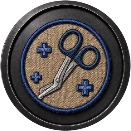 Team-Patch Schere