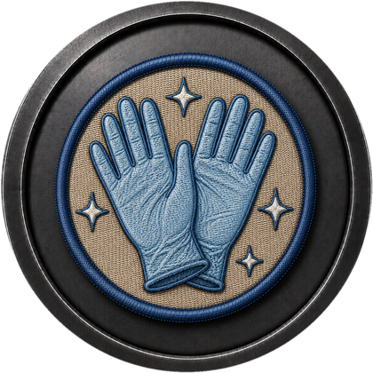 Team-Patch Sterile Handschuhe
