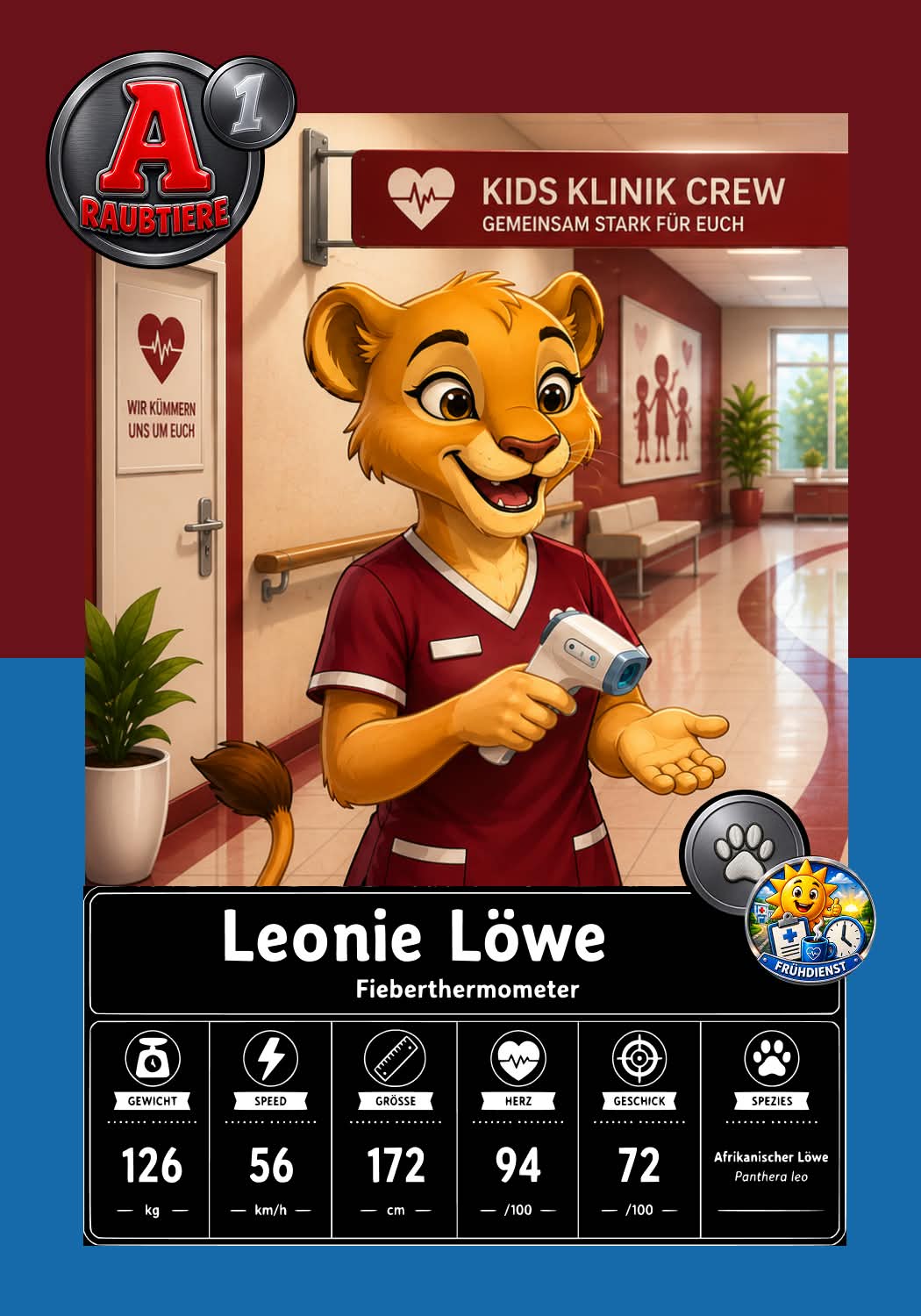 Leonie Löwe Kartenmotiv